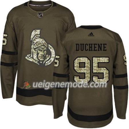 Herren Eishockey Ottawa Senators Trikot Matt Duchene 95 Adidas 2017-2018 Camo Grün Authentic